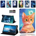 Чехол с милым рисунком животных для планшета Lenovo Smart Tab M8 8 дюймовTab M10 10,1 дюйма, Регулируемый складной чехол-подставка, защитный чехол