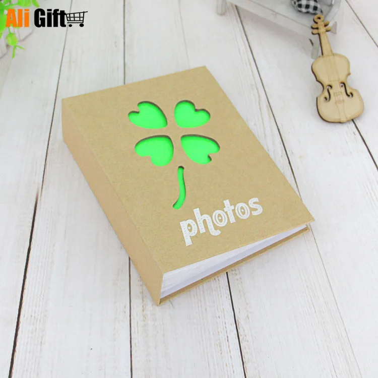 Горячая Распродажа 6 дюймовый альбом 100 карманов 4R из крафтовой бумаги карманный