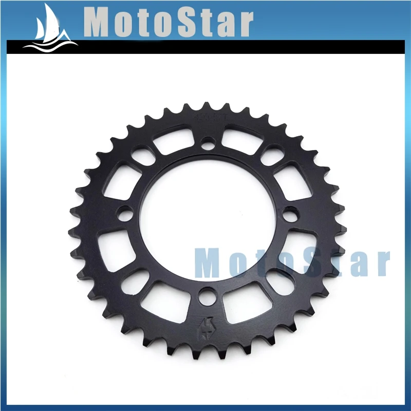 420 76 мм 37 зубчатая Черная задняя цепная Звездочка для китайского питмобиля