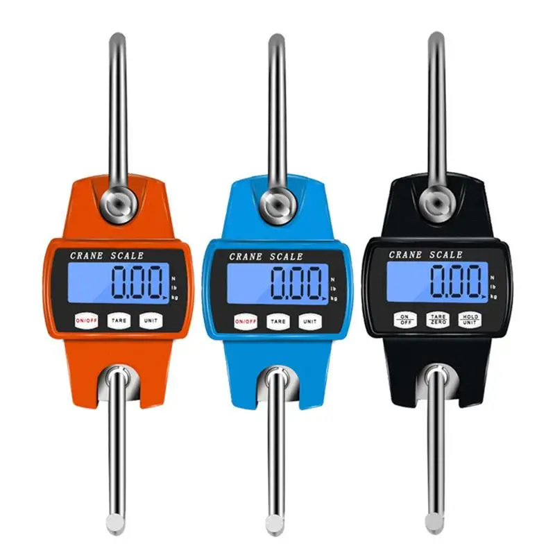 

300kg LCD Digital Crane Scale Portable Mini Electronic Balance Hanging Scales Heavy Duty Industrial Weighing Measuring Tools