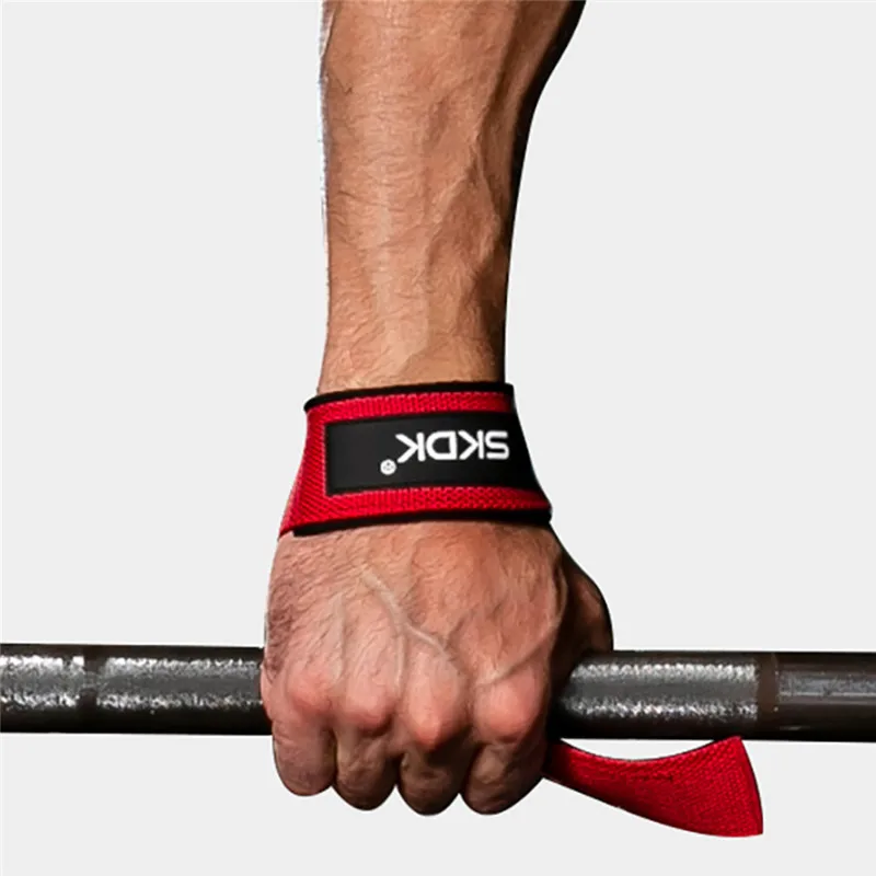 

1 пара Тяжелая атлетика с ручным ремнем анти-скольжения Спорт Фитнес обхватывает запястье Ремни Тренажерный Зал Поддержка груз для ремень Ф...