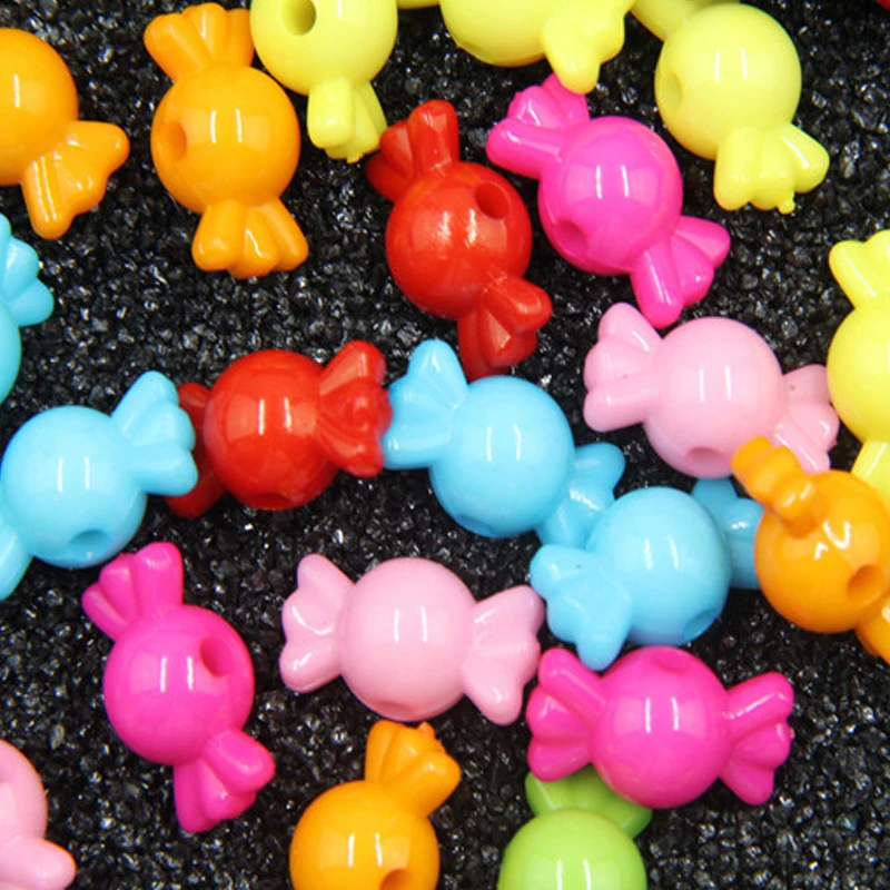 20 шт конфеты моделирование акриловые бусины DIY многоцветный Симпатичные для