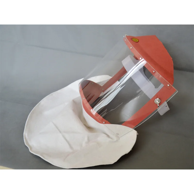 Защитная повязка на шлем для лица маска из оргстекла Пылезащитная ударопрочная