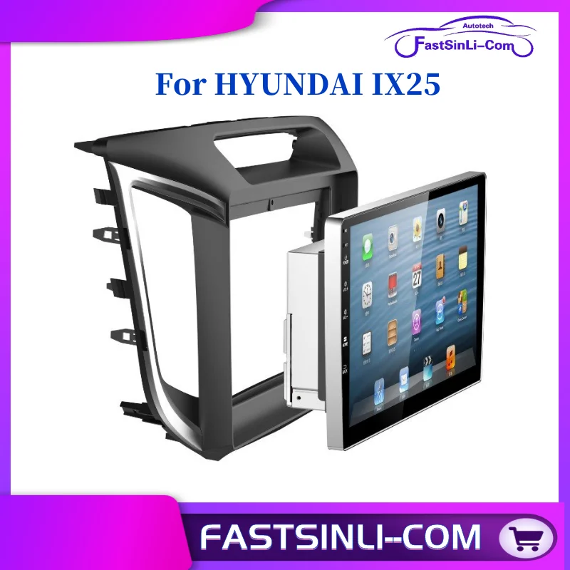 Автомагнитола 2DIN на Android 2 + 32 ГБ для HYUNDAI IX25 10 1 дюйма четырехъядерный процессор GPS