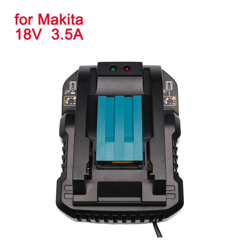 

Зарядное устройство для аккумулятора Makita 18V 14.4V 3.5A dc18rc литий-ионный аккумулятор, инструменты для зарядки аккумулятора B1830 B1430 BL1850, дропшиппин...