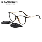 Винтажные Поляризованные солнцезащитные очки TANGOWO TR90, женские оптические очки для близорукости, очки по рецепту GN3003