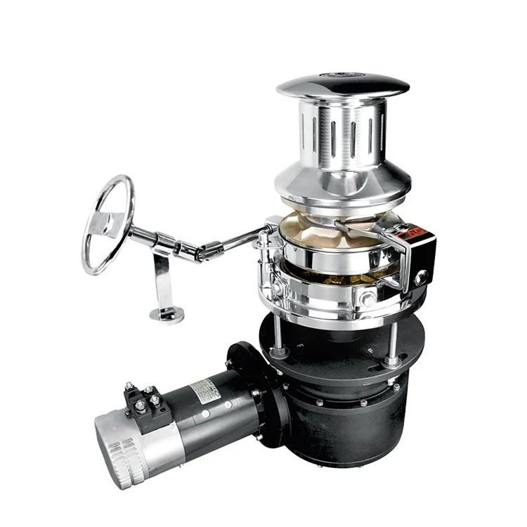 

Marine Drum Windlass Marine Electric Winch With Steel Cable For Anchor