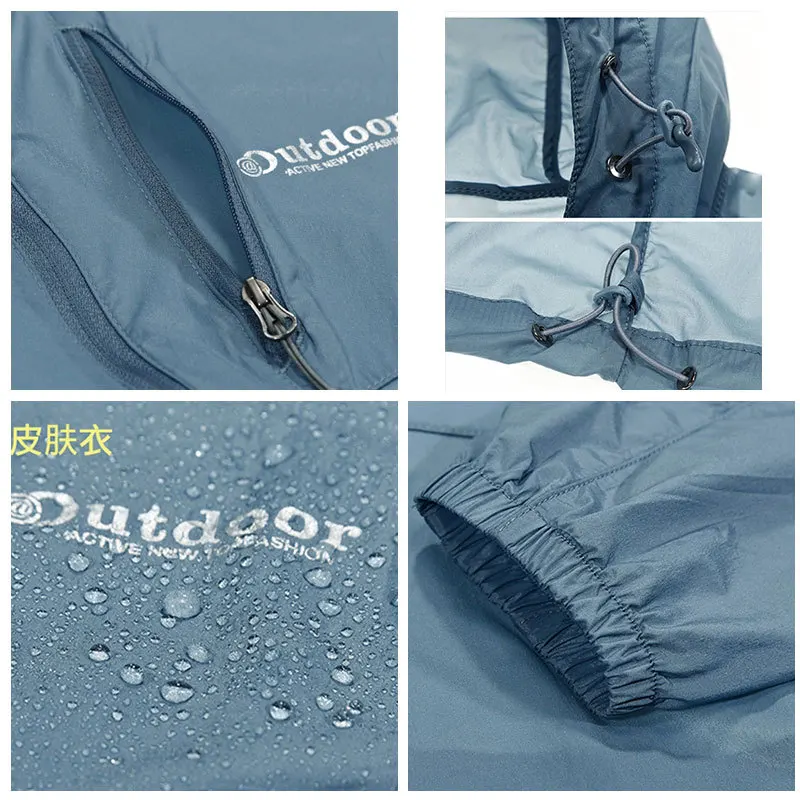 

Men's sunscreen clothing, anti-ultraviolet summer clothing, ultra-thin sunscreen clothing, summer outdoor skin clothing