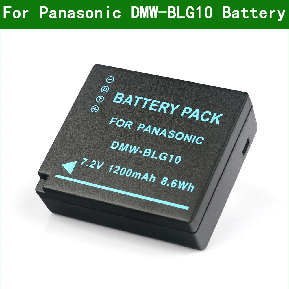 DMW-BLG10 BLE9 цифровой Камера Батарея для цифрового фотоаппарата Panasonic DMC-GF3 GF5 GF6 GX7 GX80 GX85 LX10 LX15 LX100 TZ80 TZ81 TZ82 TZ85 DC-LX100M2
