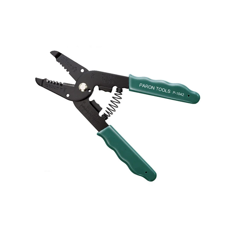 

PARON Electronic Wire Stripper Cutter Crimper Safety Cable Side Cutters Pliers Stripping Crimping Tools AWG26-16 0.2-1.25mm2