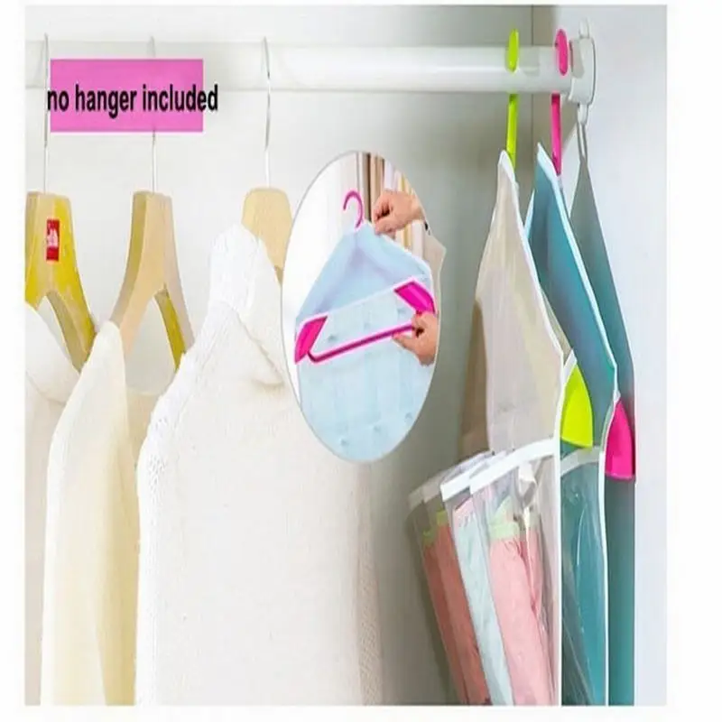 Дешевые 16 карманов прозрачный шкаф Органайзер висячая сумка бюстгальтер носки