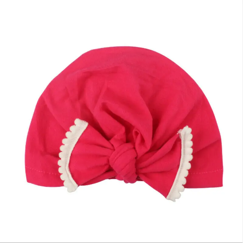 New Newborn Toddler Kids Baby Girls Boys Sequin Bowknot Hats Indian Turban Sequins Velvet Beanie Hat Cap Gifts 0-4T | Детская одежда и