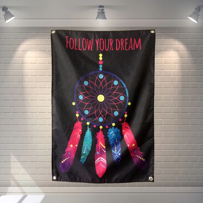Альбом FOLLOW YOUR DREAM для музыкального фестиваля яркий плакат баннер подвесная