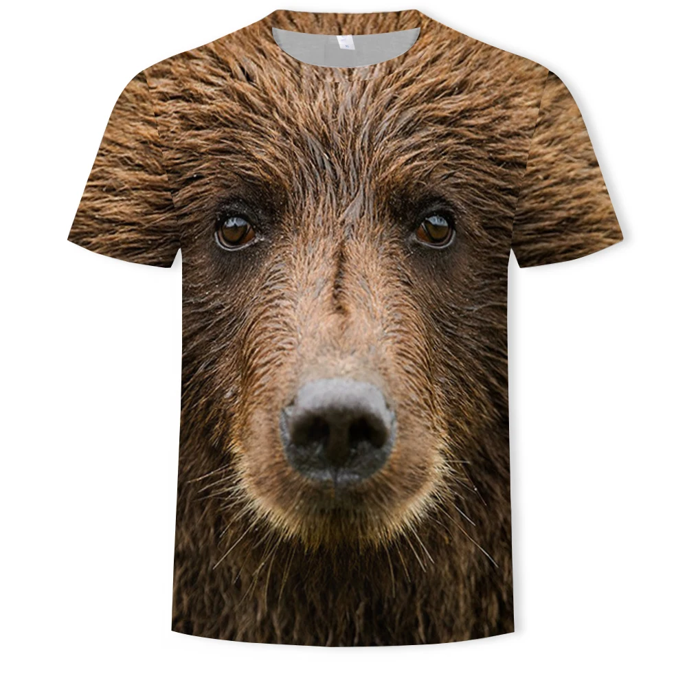 

T-shirt 2021 Summer New Cute Dog 3D Printing Men And Women Wear Round Neck Casual Tops Men Women Fashion Tshirts Top