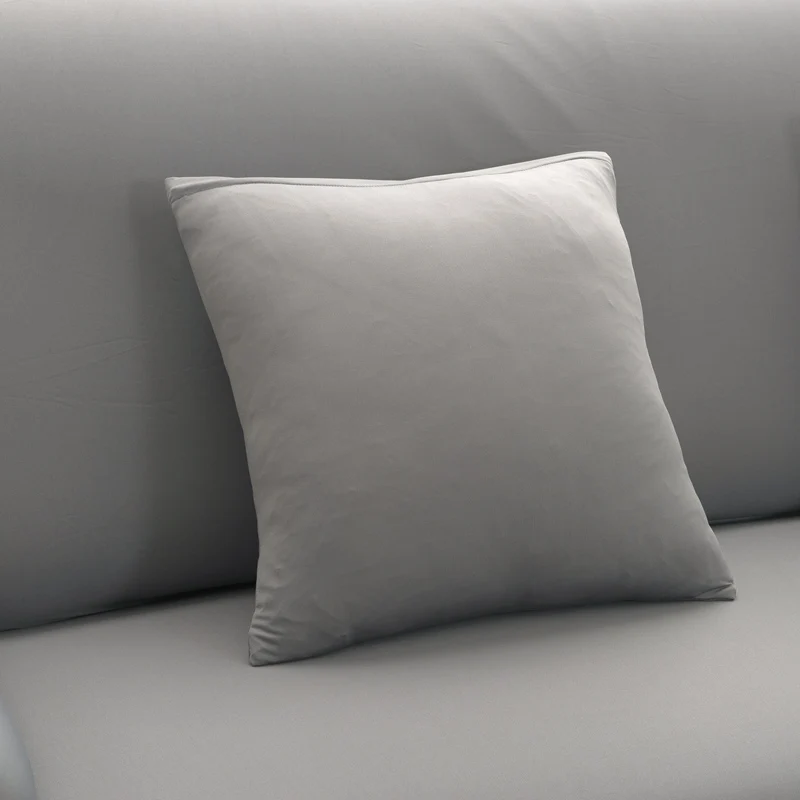 Light Grey Эластичная наволочка для подушки 45*45 см, наволочки для подушек, декоративные наволочки для автомобиля, украшения для дома, дивана, кровати, декоративные Наволочки, 2 шт - Цвет: Light Grey
