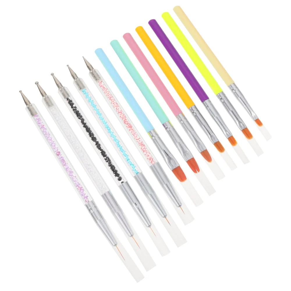 

12pcs Manicure Nail Art Tools Manicure Point Drill Pens Manicure Art Supplies