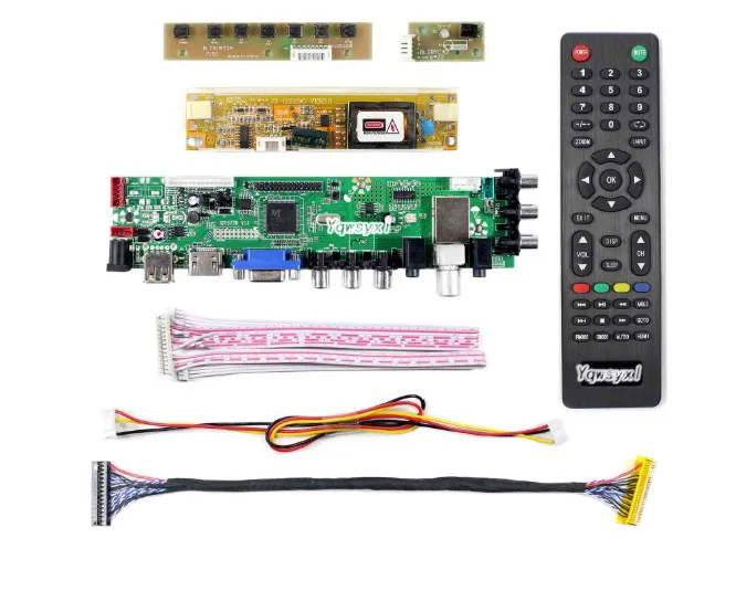 Комплект цифрового сигнала 3663 DVB-C DVB-T DVB-T2 для платы контроллера ЖК-телевизора