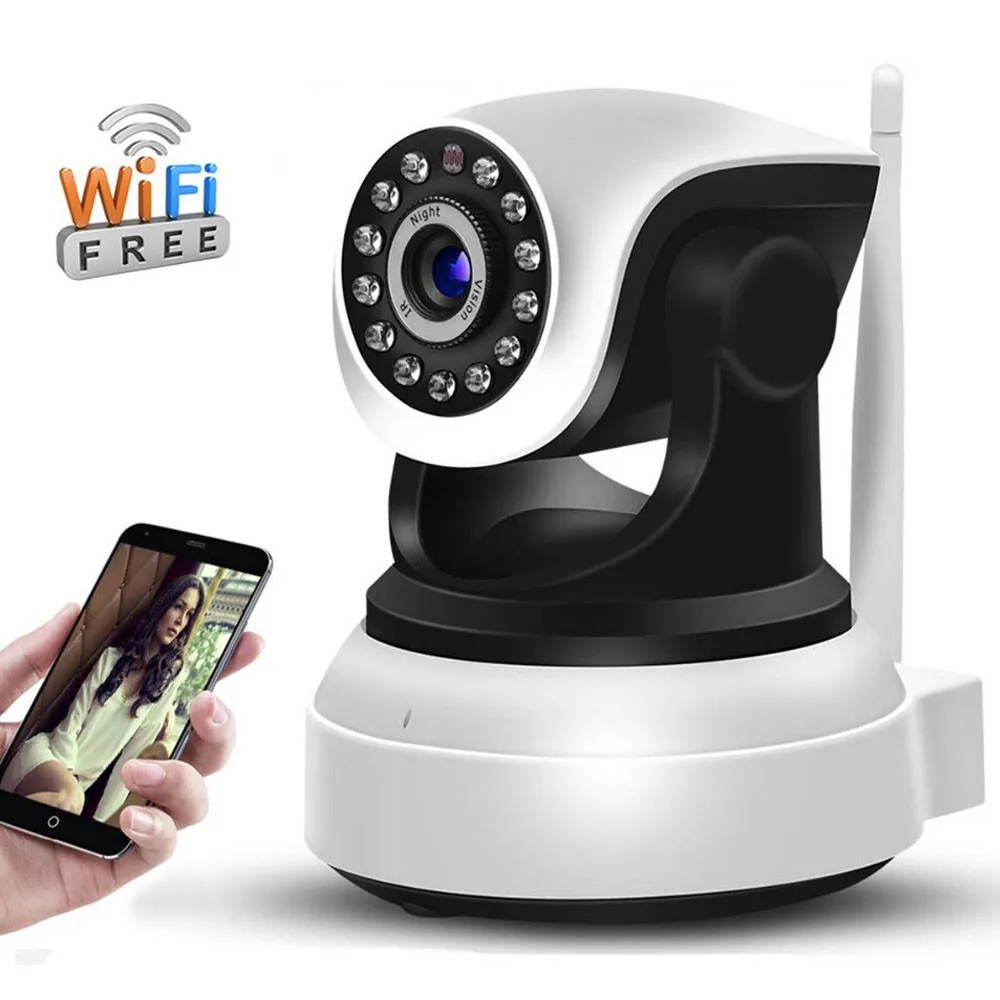 

Wifi Indoor CCTV Surveillance Pan/tilt Wireless Camera Two Way Audio P2P Night VisionHD 1080P IP Camera Baby Monitor Camhi APP