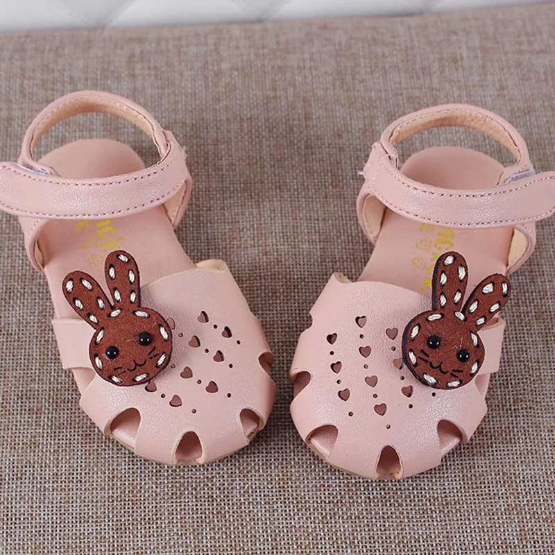 Baby Girl Summer Garden Sandals Flower Princess Girls Anti Slip Soft Sole Rabbit Hollow Casual Shoes Super 1-3Y |