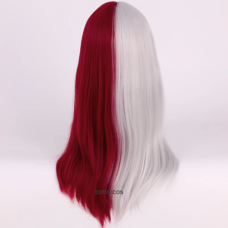 Парик для косплея из аниме Тодороки шото термостойкий длинный синтетический с