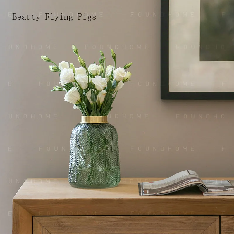 Прямые продажи новые украшения для цветов медное кольцо полупрозрачное тисненое