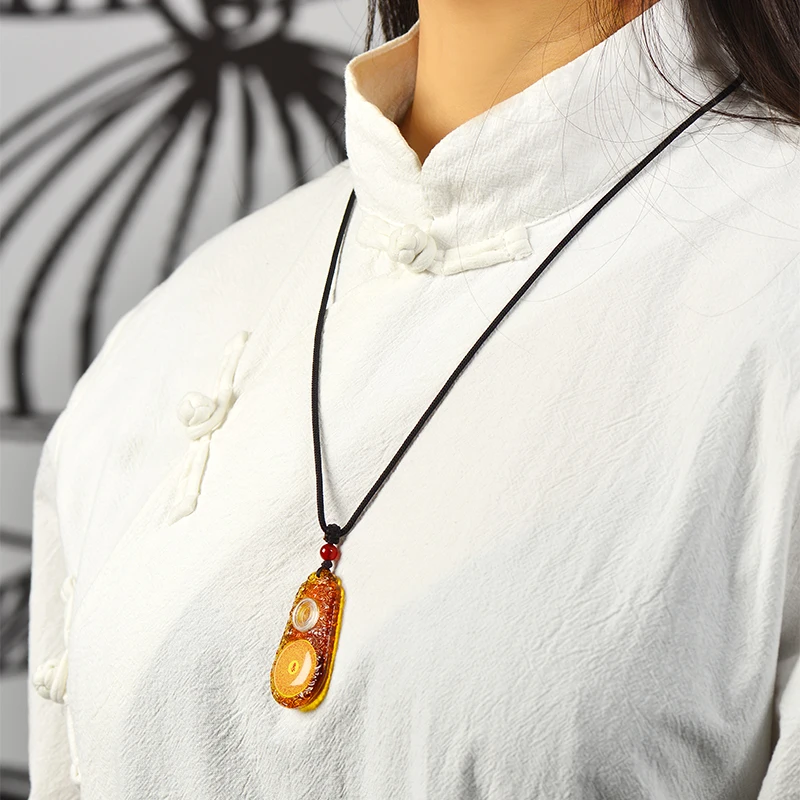 1 шт. талисман безопасность деньги удача Амулет зеленый Тара Будда кулон ожерелье