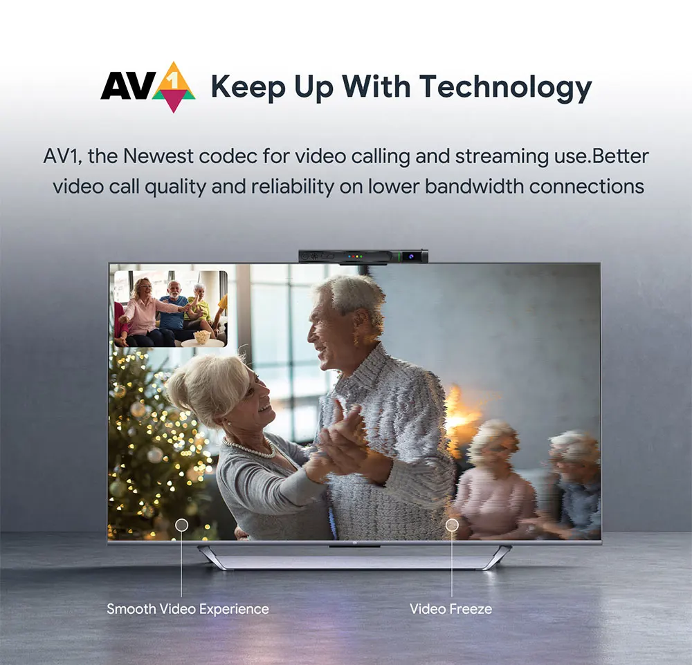 ТВ приставка Mecool NOW KA2 Amlogic S905X4 AV1 Android 10 2 Гб 16 сертифицированная Google с HD камерой 1080P