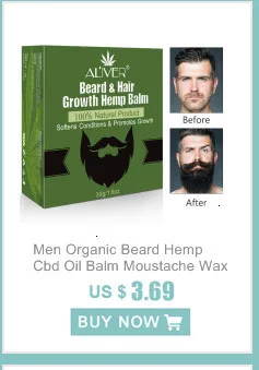 Men Organic Beard Hemp Cbd Oil Balm Moustache Wax Styling Beeswax Moisturizing Smoothing Gentlemen Beard Care Natural Hemp Balm