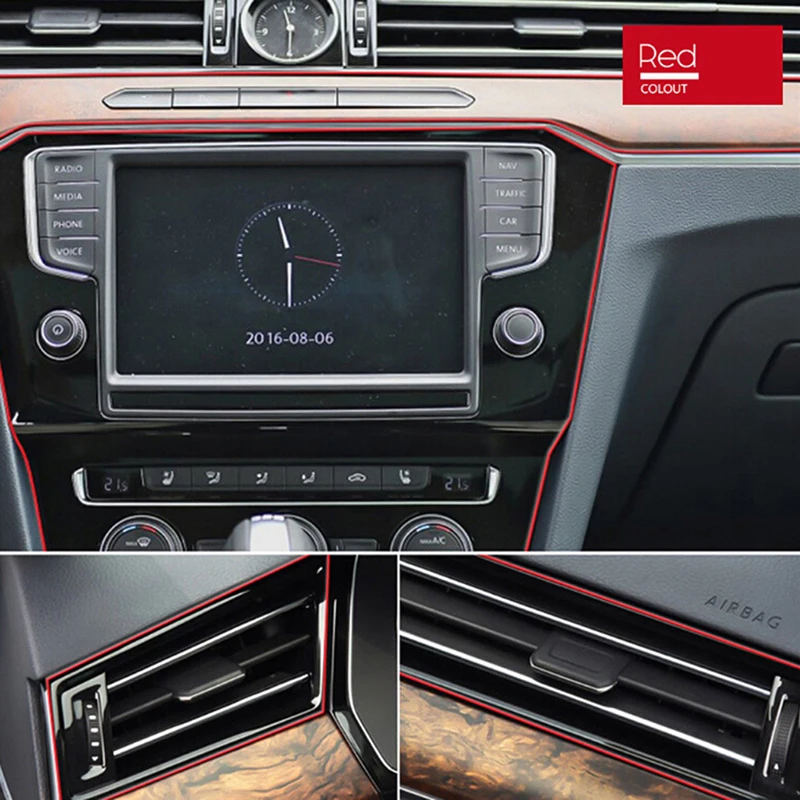 Универсальная гибкая отделка для интерьера автомобиля 2/5M.