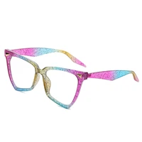 stylish colorful clear lens glasses frame vintage women cat eye eyewear brand designer female anti blue light eyeglasses