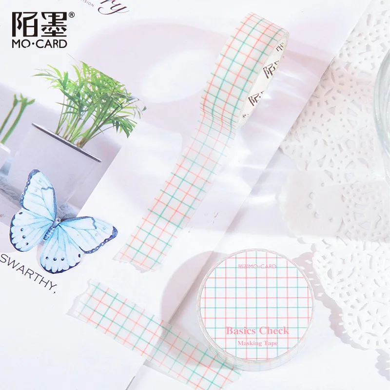 Mohamm 1 шт. Базовая Решетка серии васи маскирующая лента креативные Скрапбукинг