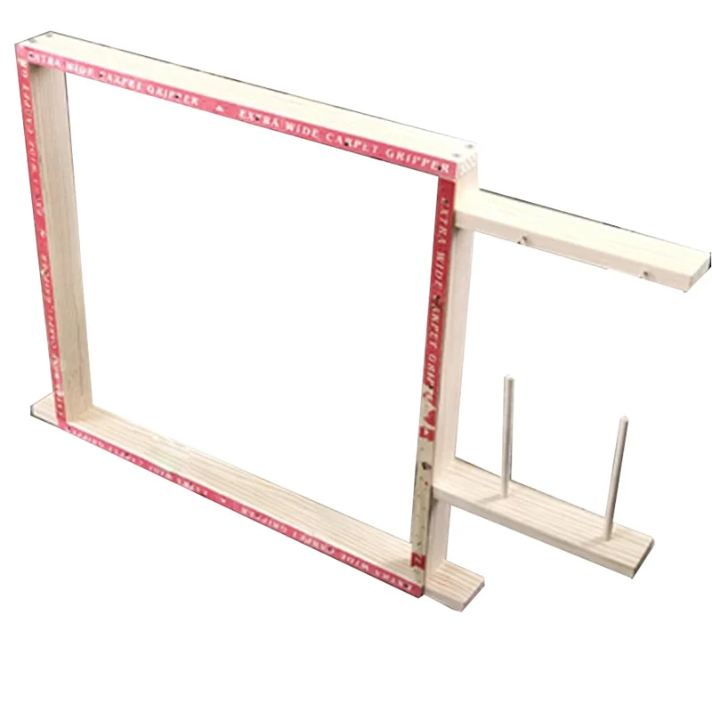 

Tufting Frame, Large tuft Frame, Rug tuft Frame, Punch Needle Frame Tufting Carpet Making Frame for use with Tufting Guns.