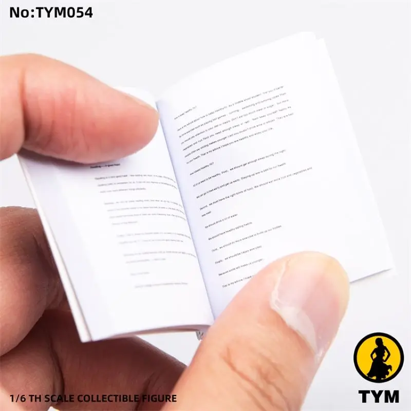 Модель книги для экшн фигурки сцена аксессуар сделай сам тим054 1/6| |