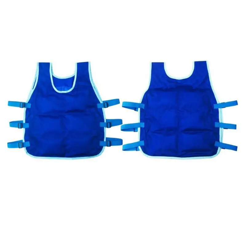 

Summer Cooling Vest with 24pcs Ice Packs And 2 Insulated Bag ICY Cooling Vest Heat Resistant Apron for Men and Women