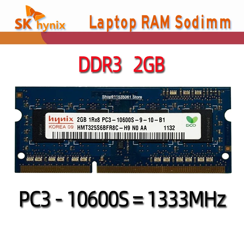 Sk hynix DDR3 ОЗУ 8 Гб 2RX8 PC3L-12800S 1600 МГц 1 35 V ноутбук с оперативной памятью 4 ГБ 10600S 2 8500S 1066