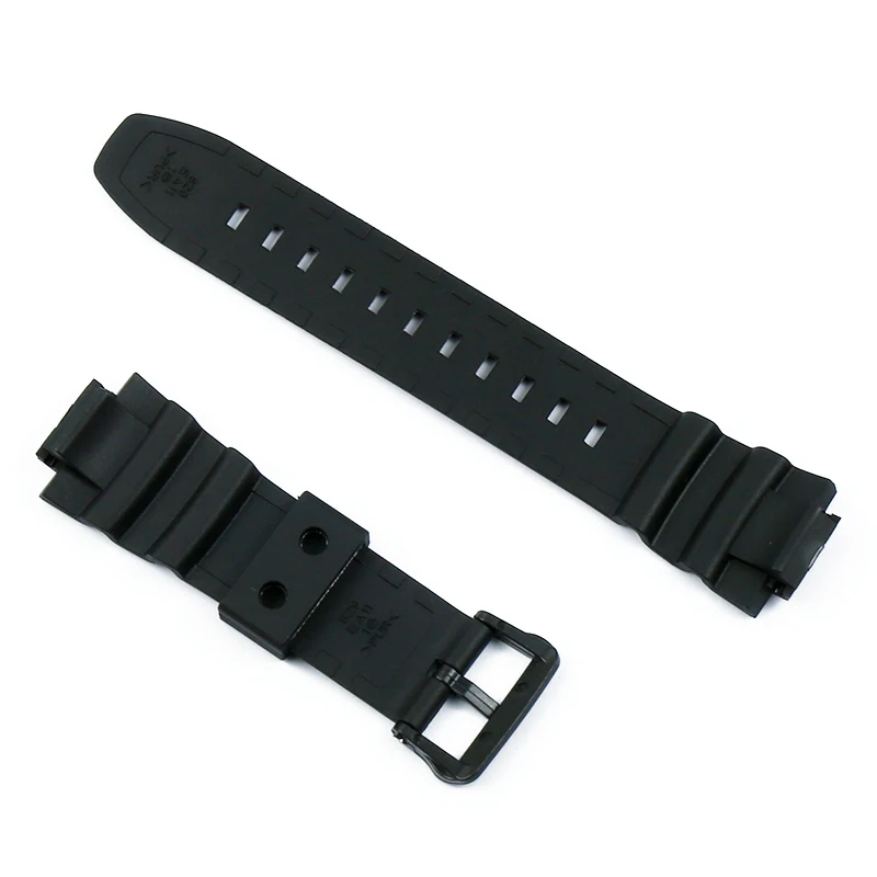 Accessories pin buckle for Casio MCW-100H 110H W-S220 HDD-S100 waterproof resin watch strap for men and women watch band