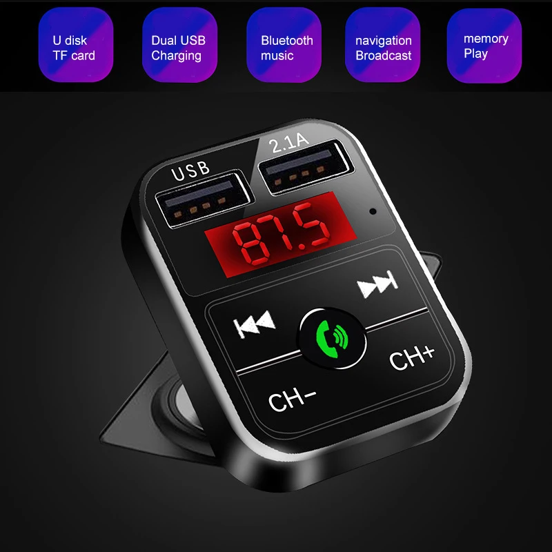 Автомобильный FM-трансмиттер с Bluetooth автомобильный комплект громкой связи