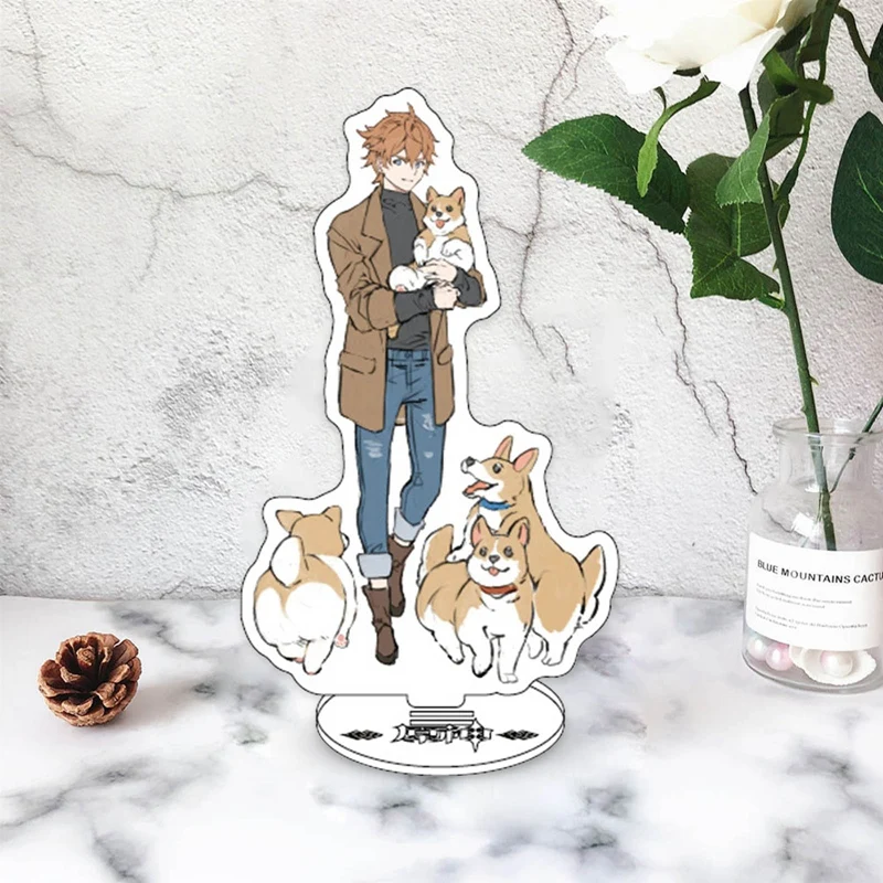 Аниме Genshin искусственная фотография настольное украшение двусторонняя фигурка