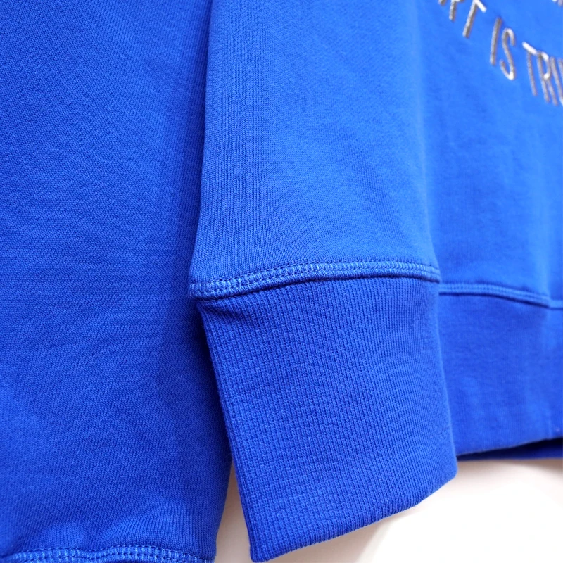 

Rowling Letter Embroidery Sweatshirt Women O-Neck Long Sleeve Cotton Loose Female Pullover Casual Vintage Sweatshirts Tops 2021