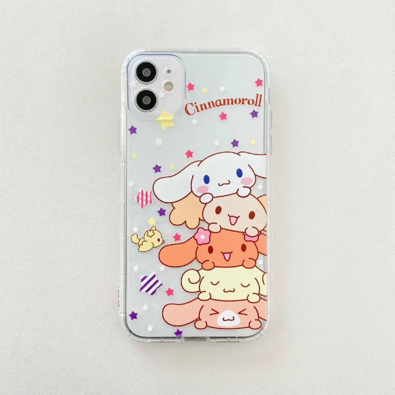 

Transparent cartoon dog phone case is suitable for iPhone11 12Pro Max mini X XR XS XSMax 8 7PluS anti-drop protective back cover