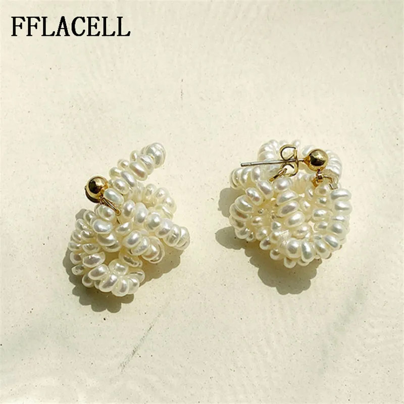 FFALCELL корейские новые винтажные простые шикарные Украшенные бусинами Цветочные