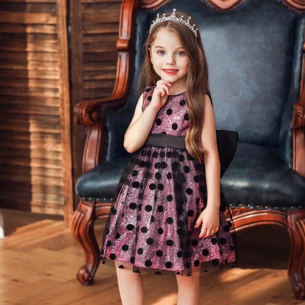 Платья для девочек Платье принцессы маленьких выпускного вечера Очаровательное