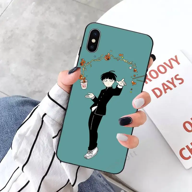 

Mob psycho 100 Shigeo Kageyama Phone Case for iPhone 11 12 mini pro XS MAX 8 7 6 6S Plus X 5S SE 2020 XR