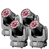 4pcslot party night high quality gobo spot 2in1 mini led wash light moving head 2in1 mini stage light 75w spot 9pcs 6in1