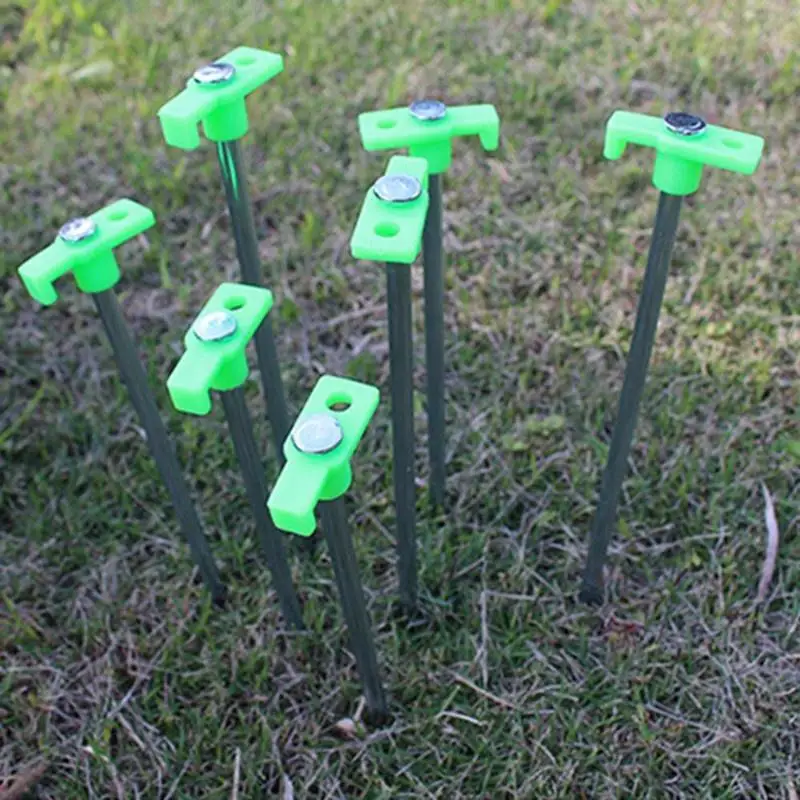 

6Pcs/lot High Quality Luminous Tent Nail Glow Tent Pegs for Camping Hiking