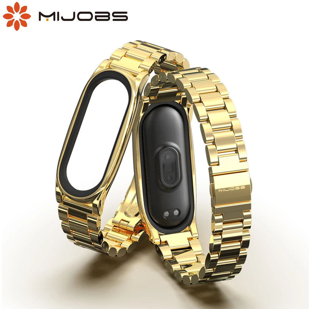 For Mi Band 5 Strap Metal Wristbands Bracelet Mi Bend 4 Belt for Xiaomi Correas Miband 3 Pulseira Wrist Watch Smart Accessories