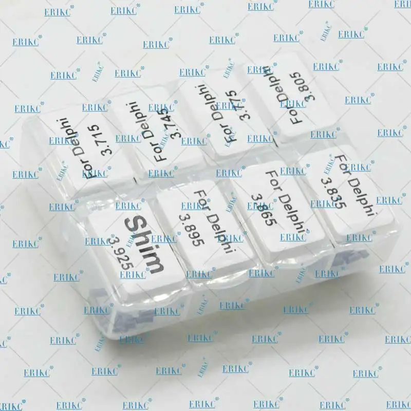 

2021 New 80pcs Gaskets Shims Size 3.715-3.925mm Injector Nozzle Pin Adjust Washer Accuracy for Delphi series E1023008