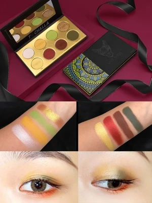 Палитра водостойких теней для век долгого макияжа в стиле кошки 8 цветов матовые