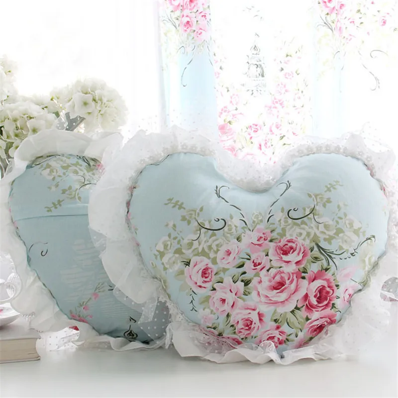 Корейская диванная подушка принцессы LMS кружевной чехол с изображением свежих