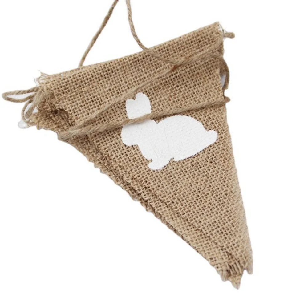 Семь кроликов счастливая Весенняя Пасха флаг Mabula карнавальные баннеры-кролики